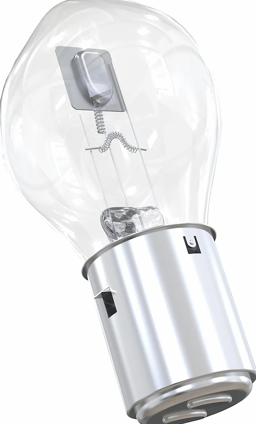 LIGHTWORLD24 10 unidades BA20d S2 35/35W 12V bombillas halógenas para motocicleta – luz de carretera y cruce súper brillante – faro delantero para scooter, ciclomotor, moto, lámpara Bilux