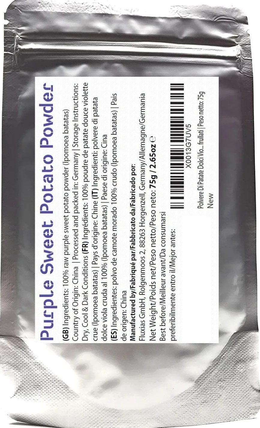 Polvo De Camote Morado - 100% Natural - 75g