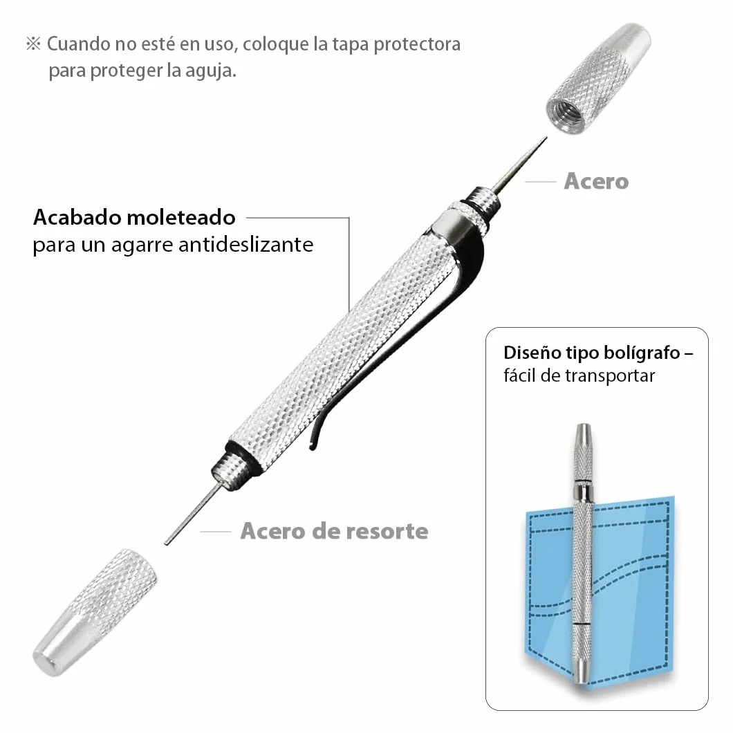 FIRSTINFO H5136 | Aguja de Limpieza para Boquillas del Limpiaparabrisas | Herramienta para Chorro del Parabrisas