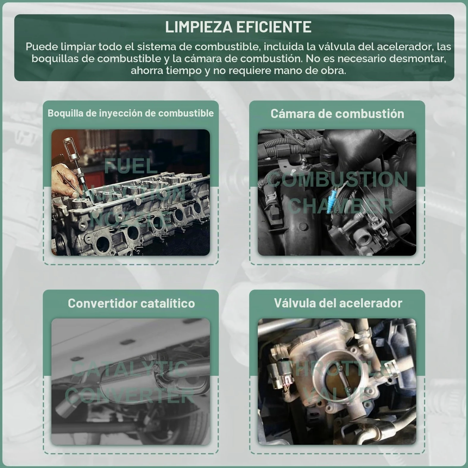 C80 Kit de herramientas limpiador de inyectores de combustible, Limpiadores de sistemas de inyección de combustible, 1000ML Kit de herramientas limpiador de inyectores de combustible de 150PSI