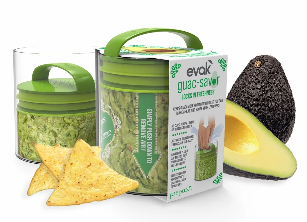 Prepara Almacenamiento de guacamole 14 onzas verde