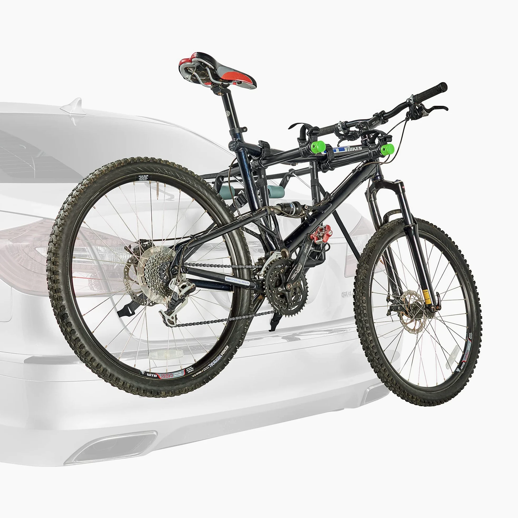 Allen Sports Deluxe - Soporte para Maletero de 2 Bicicletas, Modelo ZN102, Color Negro