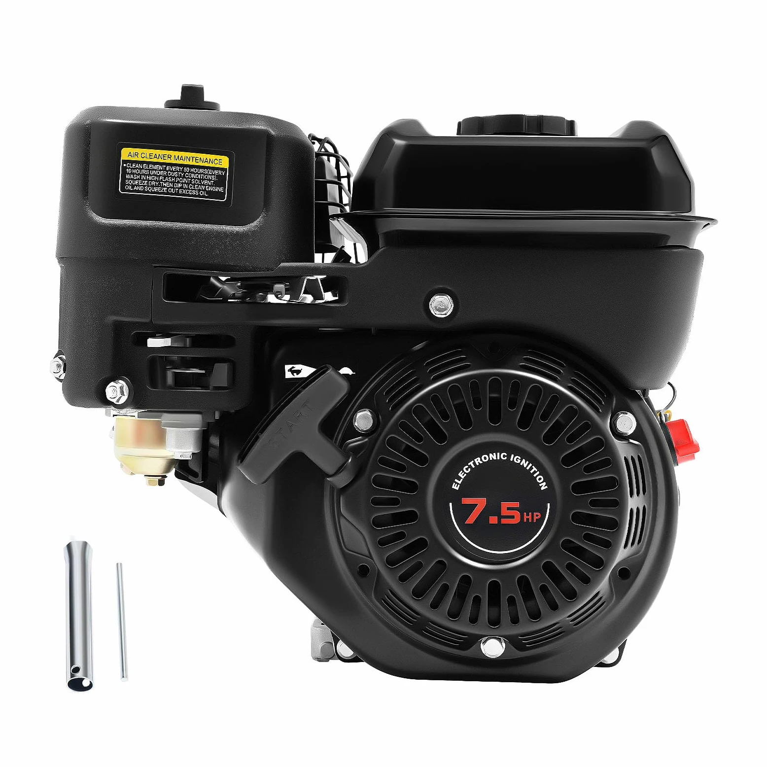 7,5 CV 5,1 kW 210 CC 4 tiempos motor de gasolina estacionario Go Kart motor monocilindro, motores refrigerados por aire, motores de gasolina de pie para coches, yates, coches de carreras