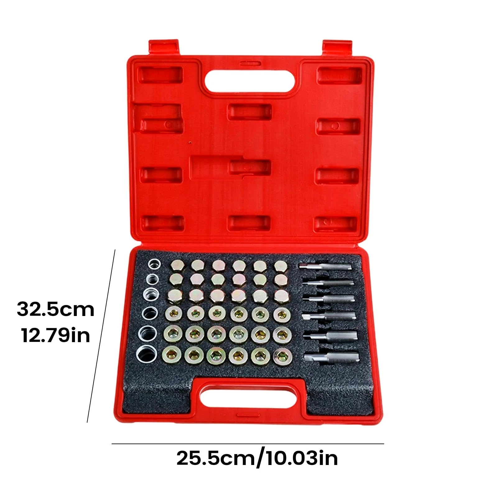 Kit Reparación Tapón 114 Piezas Herramientas Restauración Roscas Macho | Herramienta Para Tapón Motocicleta Mecánica Máquina Marino Carga Resistencia A
