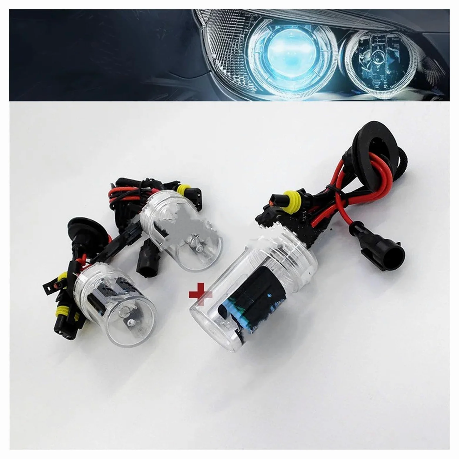 2025 Inicio Rápido 12V 35W D2S D2R D2C con Adaptador D2 D4S D4R Kit De XENÓN HID Bombilla Y Balasto Xenon Ballast Hid(10000K,H7)