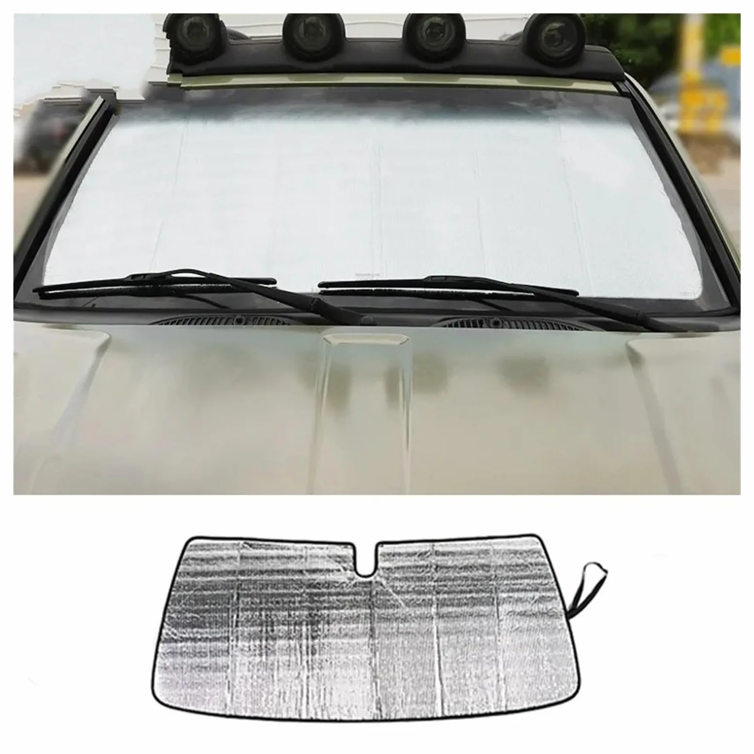 Paraguas Parasol Parabrisas Delantero Coche Visera Protección UV Cubierta Parasol para Jeep para Liberty 1999 2000 2001 2002 2003 2004 2005 2006 2007 Parasol Coche
