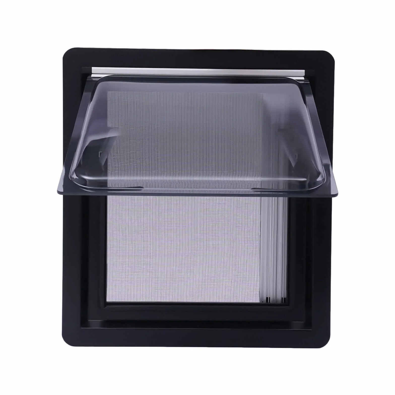 Ventana desplegable lateral, 45x50cm/90x50cm Ventana para autocaravana RV Ventana abatible externa con botón de presión para RV Caravana Camper Casa móvil con motor (45 x 50 cm)