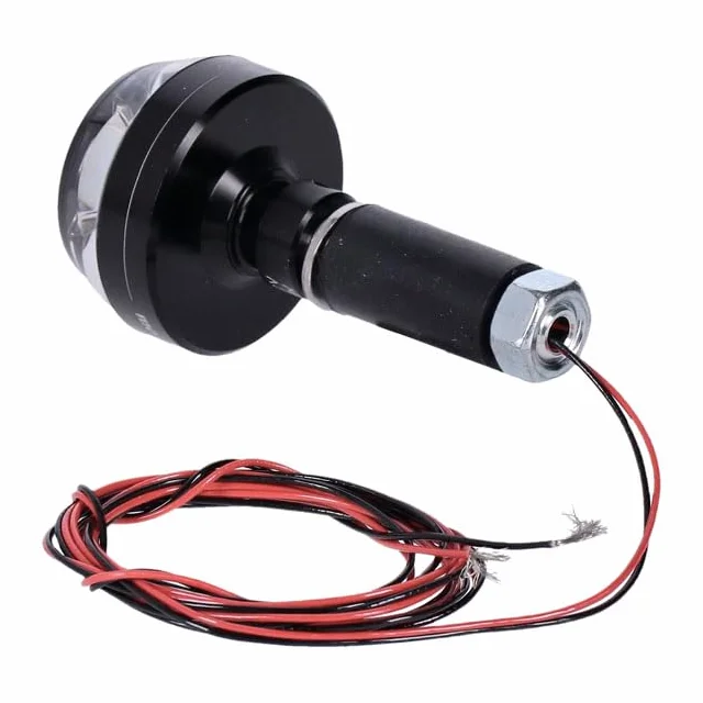 Generico Flecha Izquierda Moto Gadget mo.Blaze Disc LED universal para manillar, Homologación ECE, estilo moderno Alta visibilidad, OEM 6002021, Instalación fácil