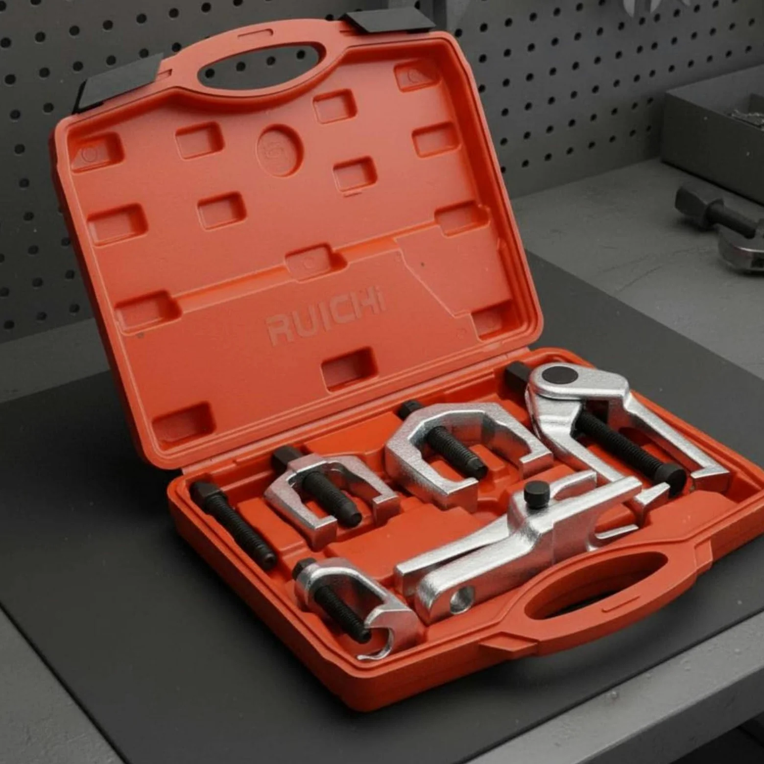 5 Piezas Juego de Extractores de Rótulas Portátil Extractor Rótula Del Brazo Inferior Universal Kit Suspensión Frontal