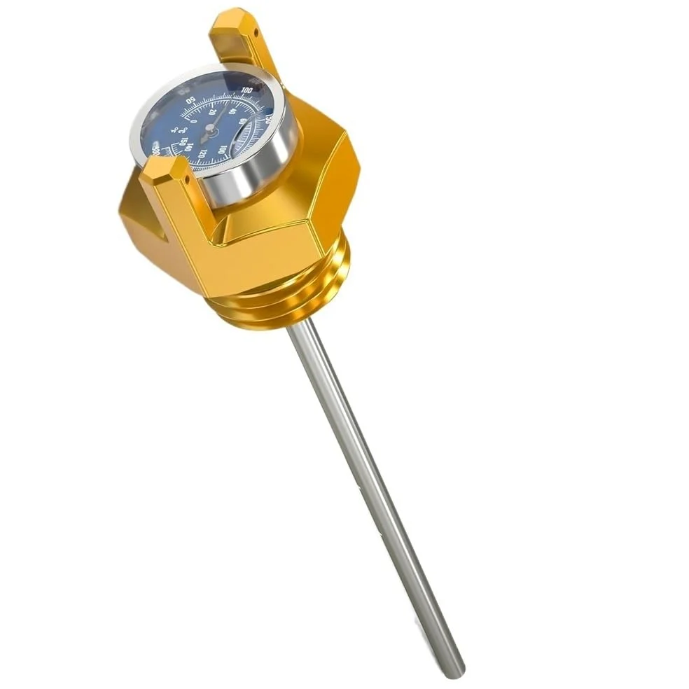 Accesorios Para Motocicletas Termómetro Con Varilla Nivel Aceite Para Street Para Glide Para Sp&ecial Para FLHXS Para Road Para FLTRXS 2017-2023 Aceite Varilla(YELLOW)