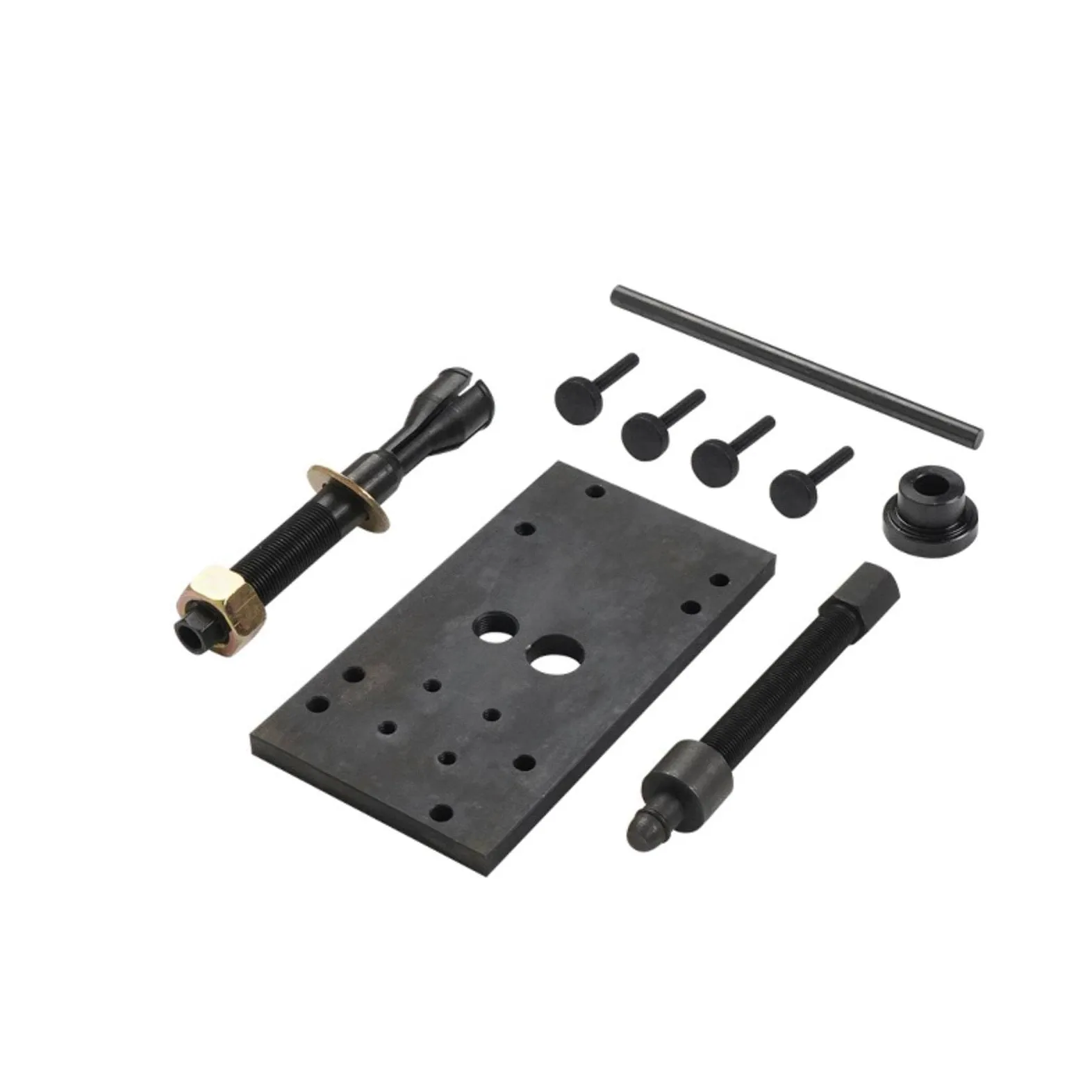 Herramienta para Motor de Motocicleta Extractora E Instaladora de Rodamientos de de Levas Juego Completo con Varilla Larga y Placa Múltiple Hierro