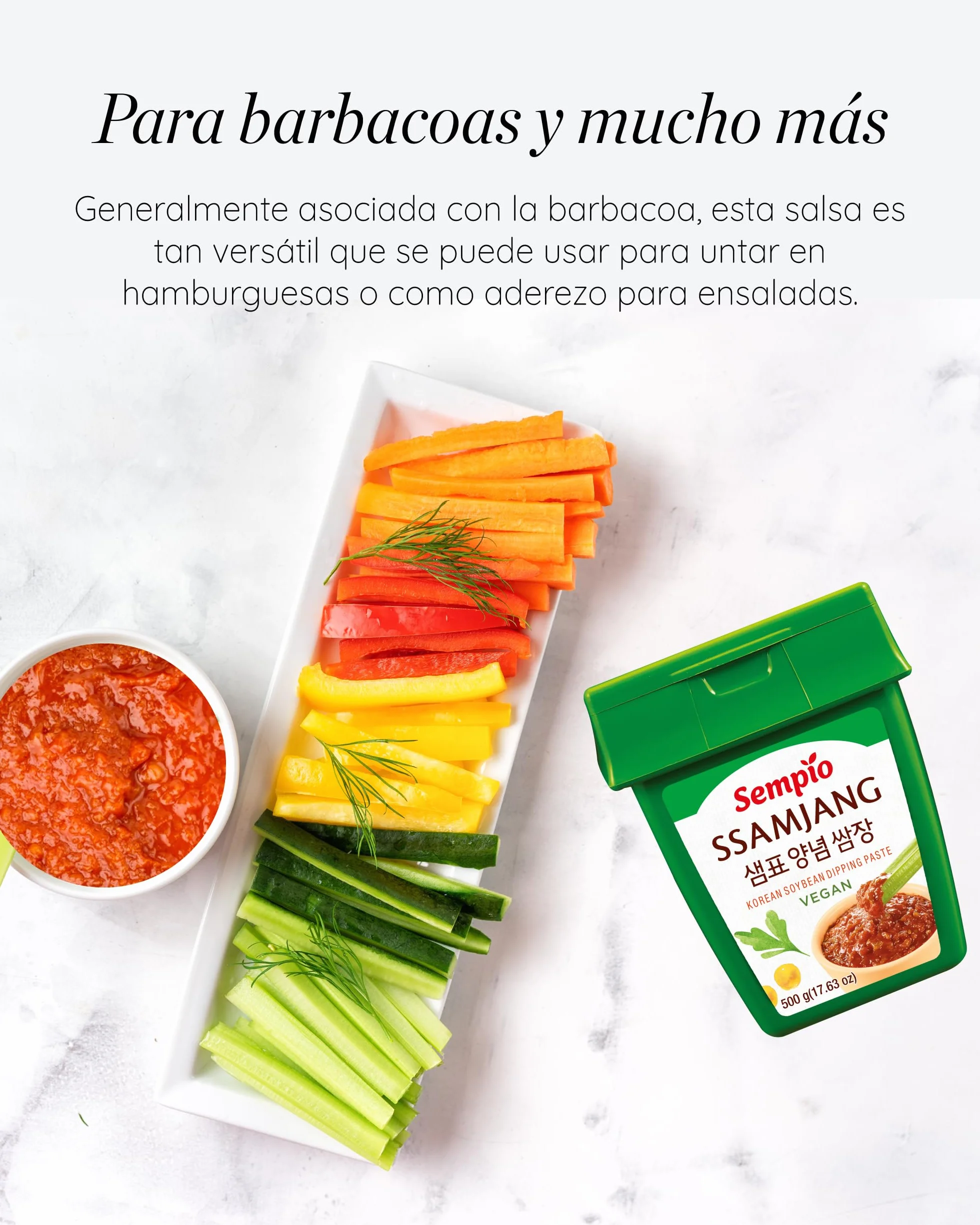 Sempio Ssamjang 500g Salsa Vegana BBQ Coreana