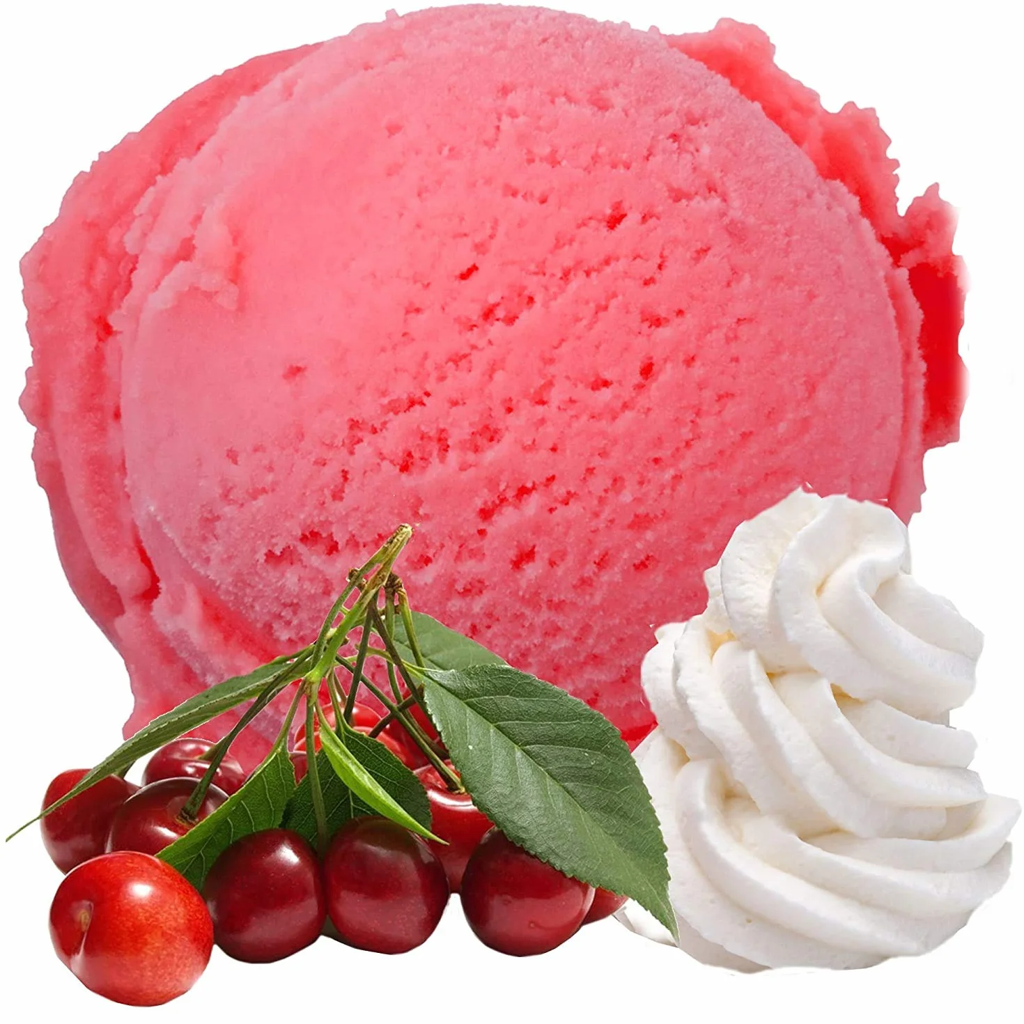 Crema Amarena sabor cereza helado vegano sin azúcar 1:3 para máquina de helados