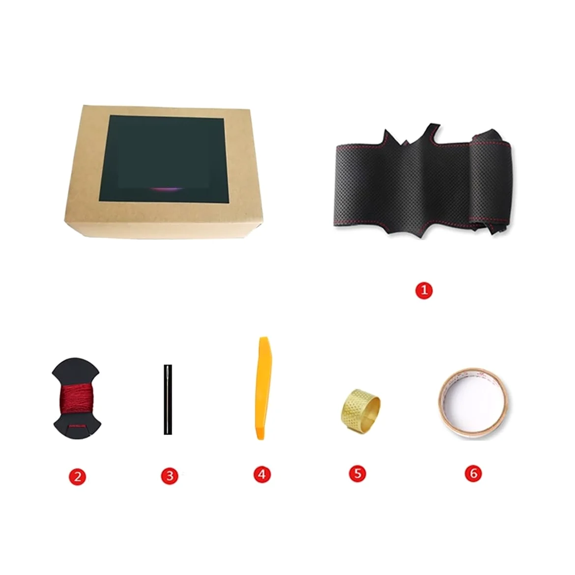 Fundas para Volante de Coche Fit 2020 para Jazz Shining Wheat Black PU