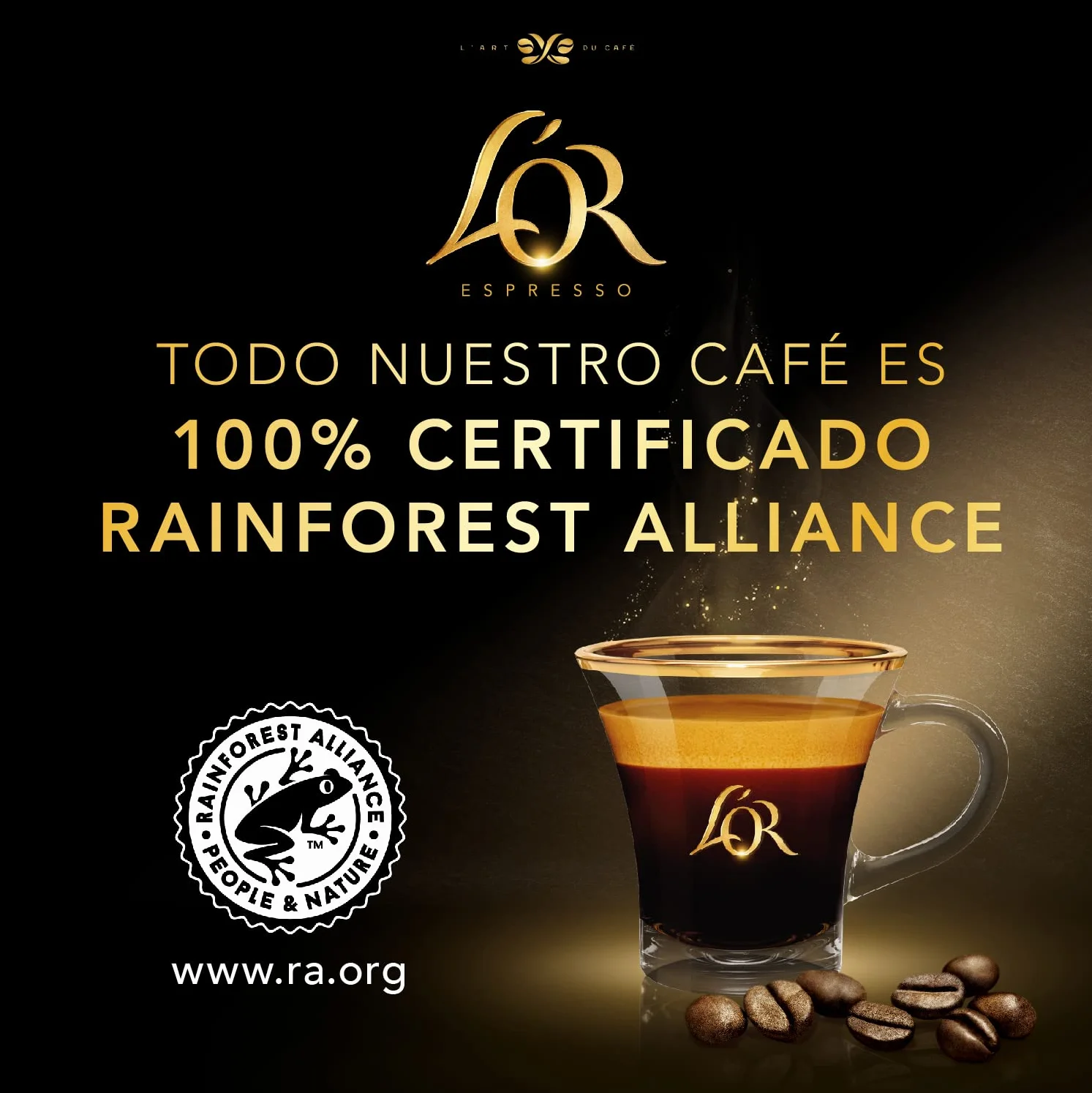 L'OR Espresso Classique Café en Grano Natural Intensidad 6 500g