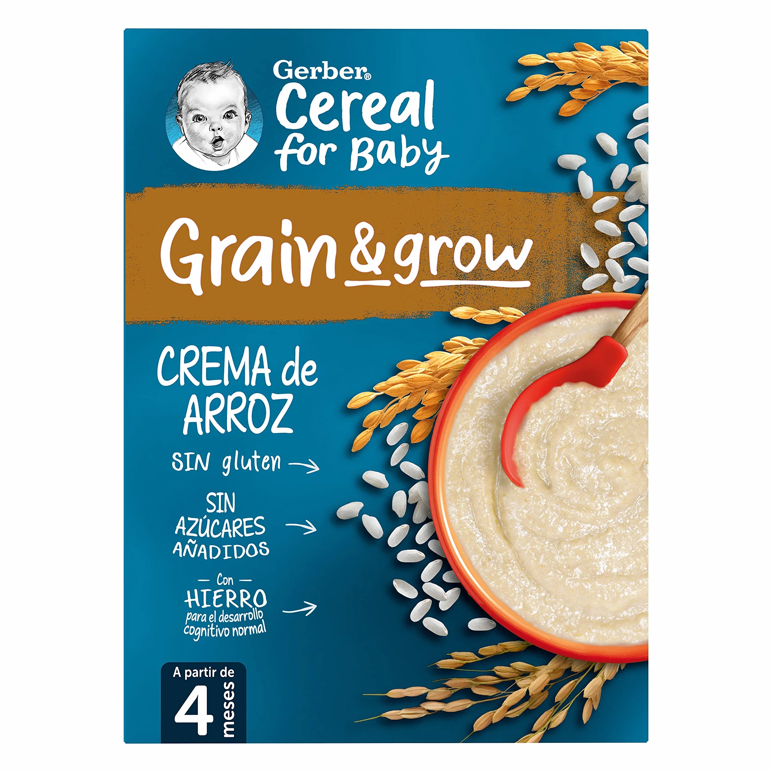 Gerber Papilla De Crema De Arroz, 250g