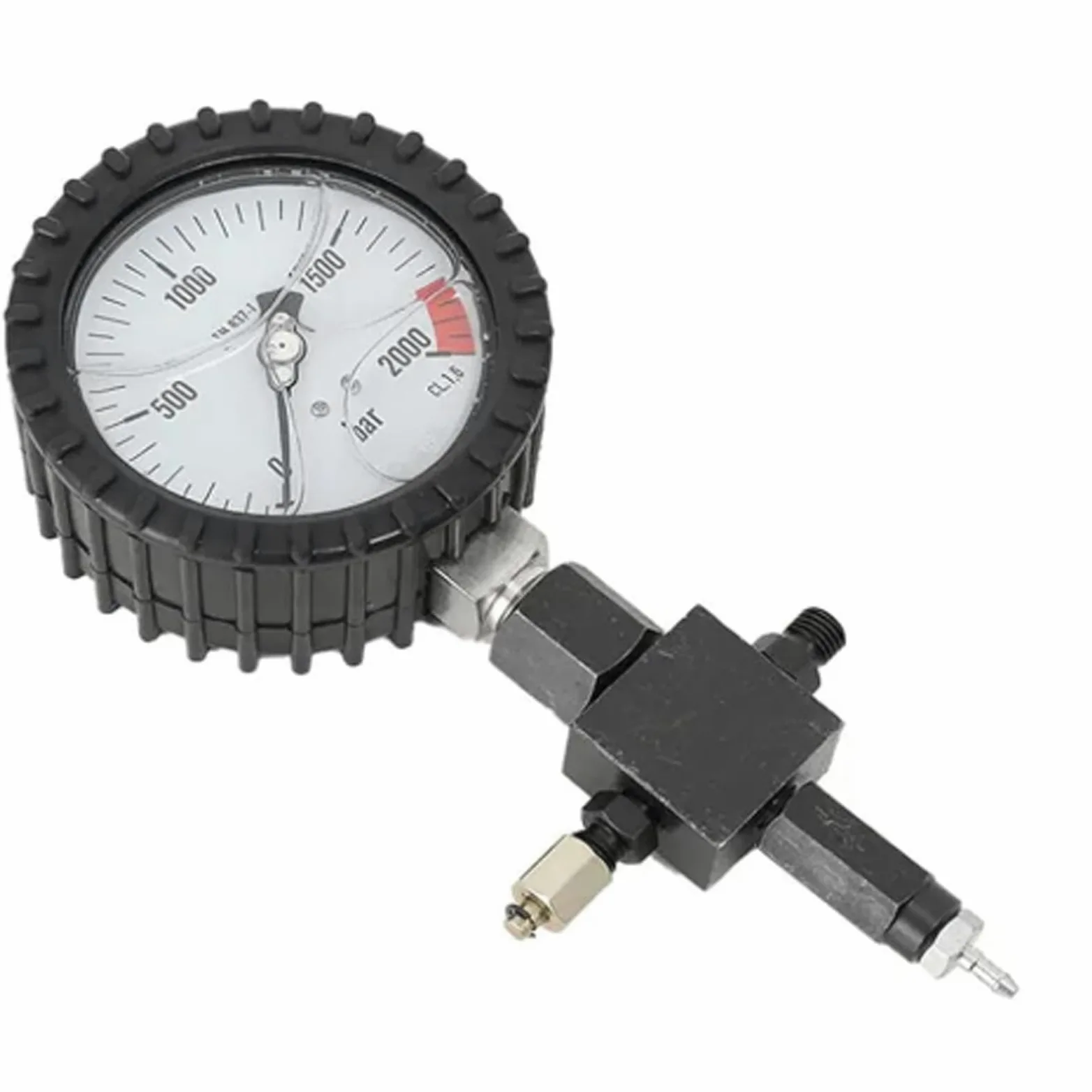 Common Rail - Kit de probador de presión de bomba diésel de alta presión, incluye prueba de tubería de inyección en blanco para pruebas de fugas de inyectores
