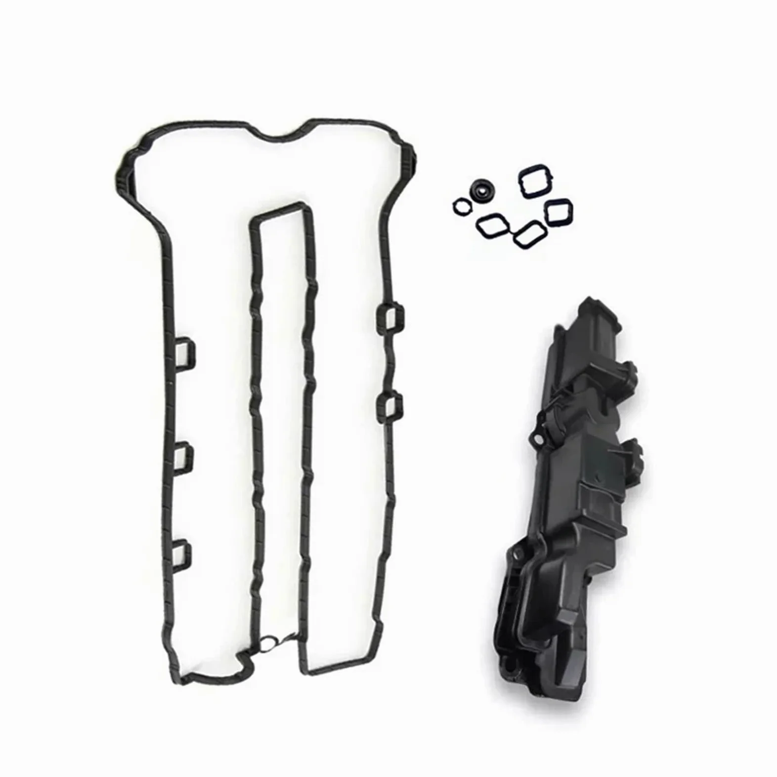 55596087 5607229 Tapa de válvula del cárter 55590969 55590970 55569822 Compatible con GM Opel Astra Vauxhall Insignia 14-17 Juego de juntas(Valve Cover Gasket)