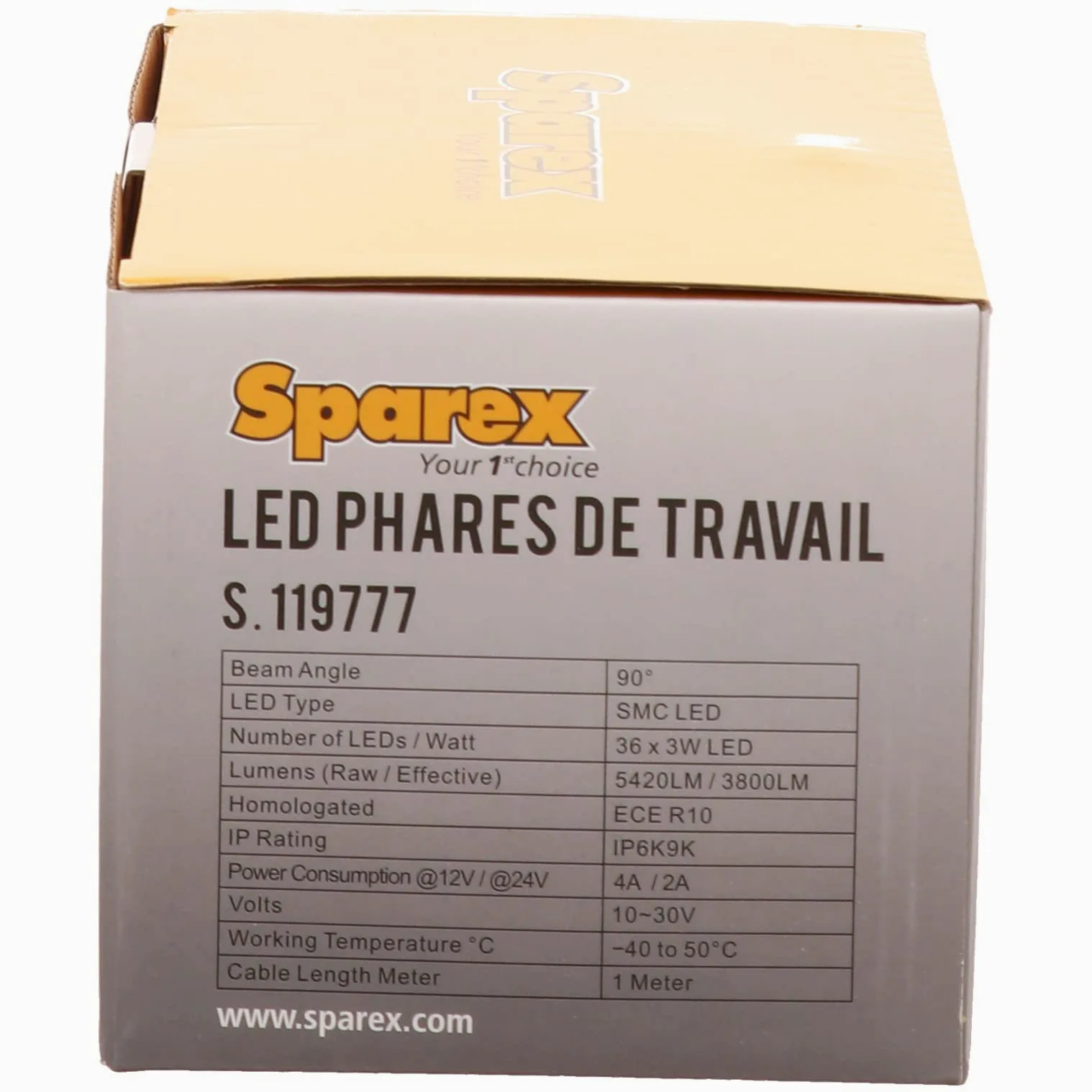 Faro de Trabajo LED Fendt/Universal, 72W - 5420 Lúmenes