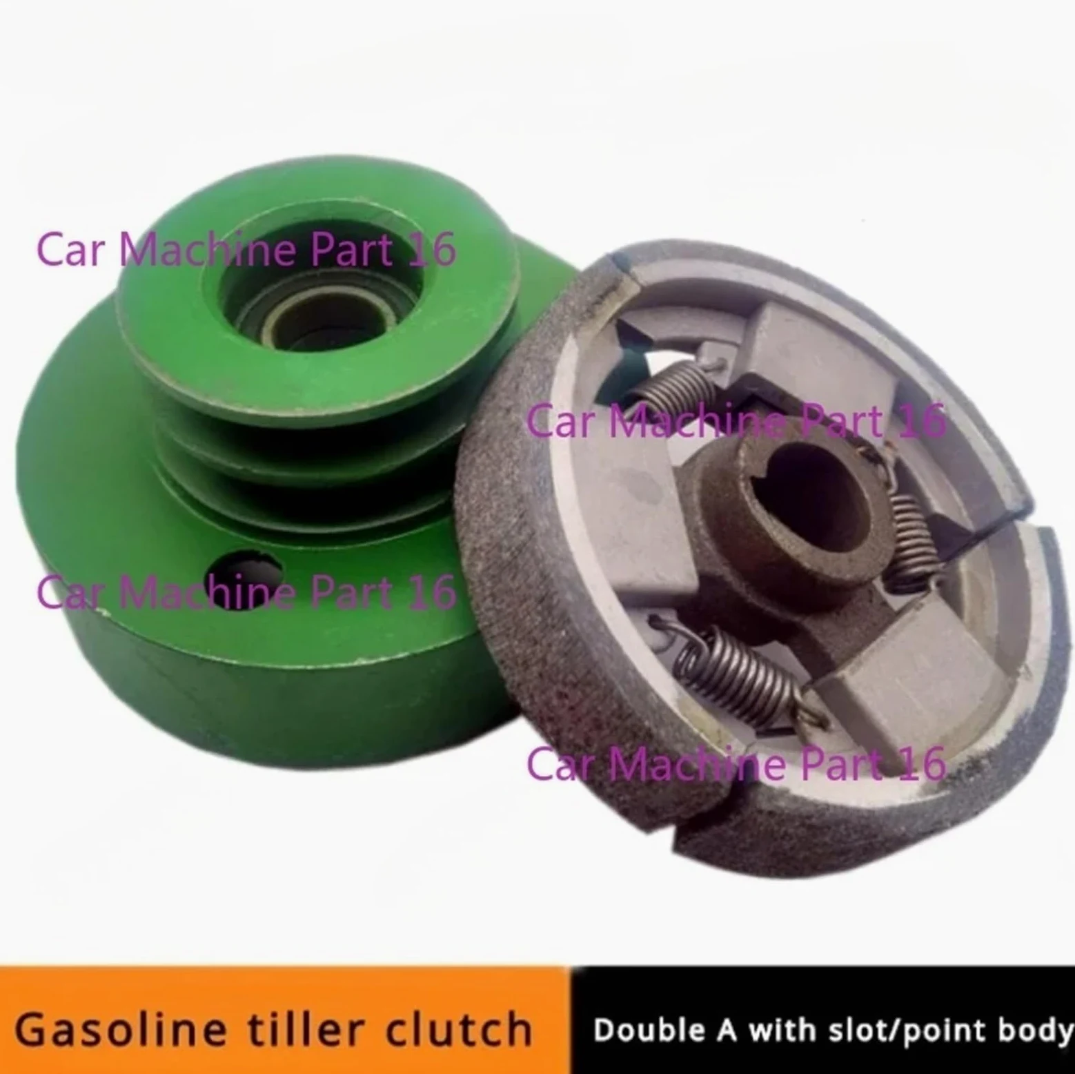 Compatible con motor de gasolina 170F, motor diésel, embrague centrífugo automático, embrague de eje 168F20, polea de timón. Embrague Asamblea Sets para Embrague(3)