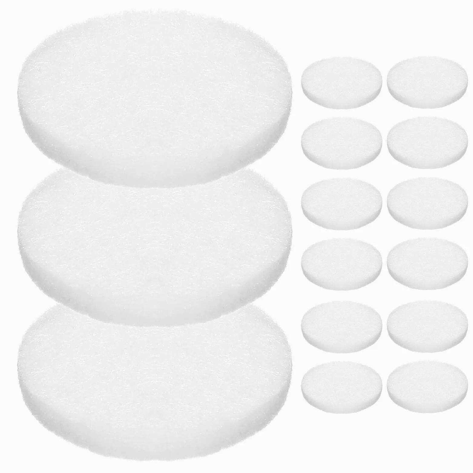 Almohadillas Aromáticas de Repuesto de Algodón Blanco 50 Piezas | Colgante de Aceites Esenciales y Medallón, Uso Collar de Aromaterapia, Formato Individual
