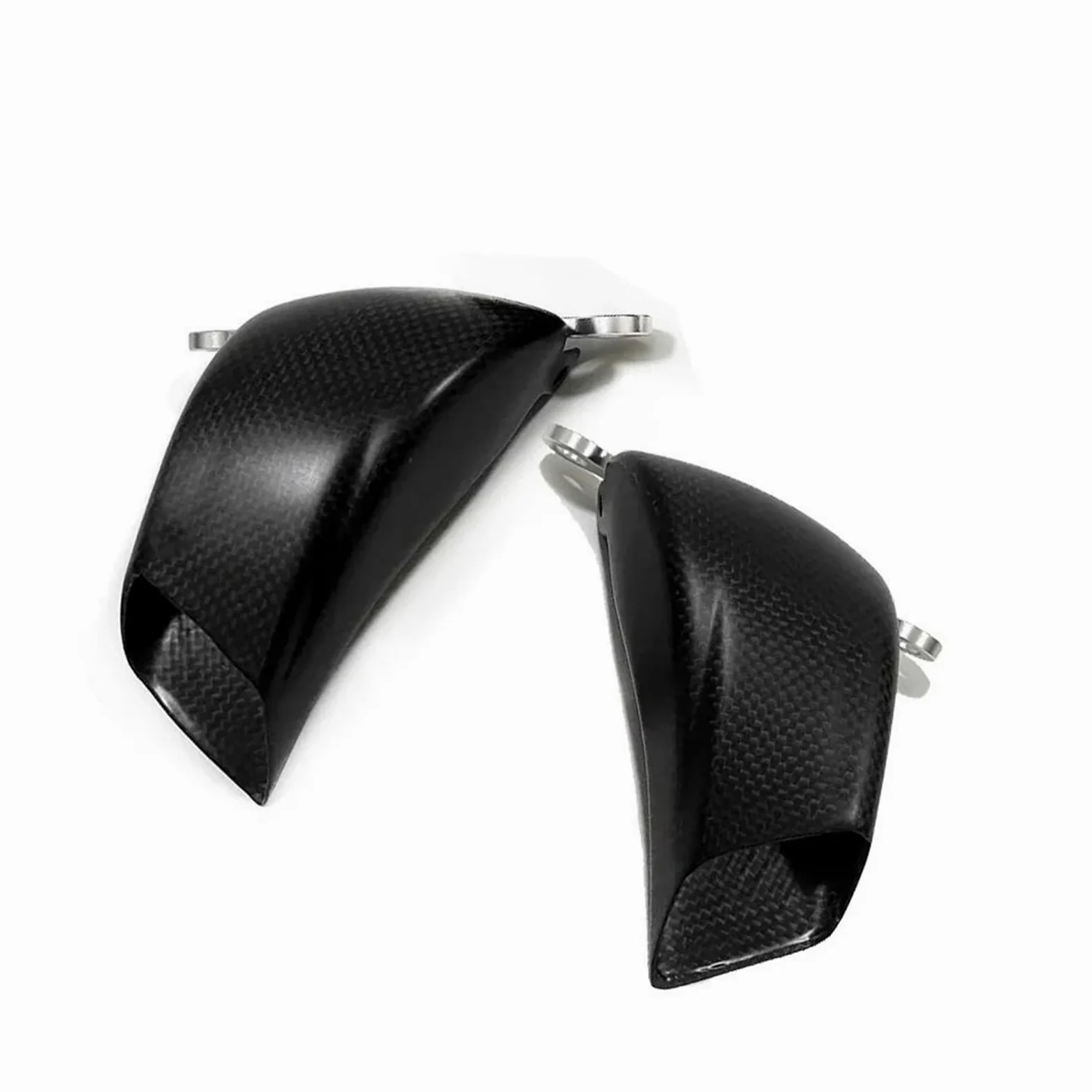 Conducto de Aire Ajuste para Yamaha YZF-R1 Pinza de Fibra de Carbono Cubierta de radiador conductos de Aire Freno refrigeración disipador de Calor Enfriador de Pinza de Freno(Matte)
