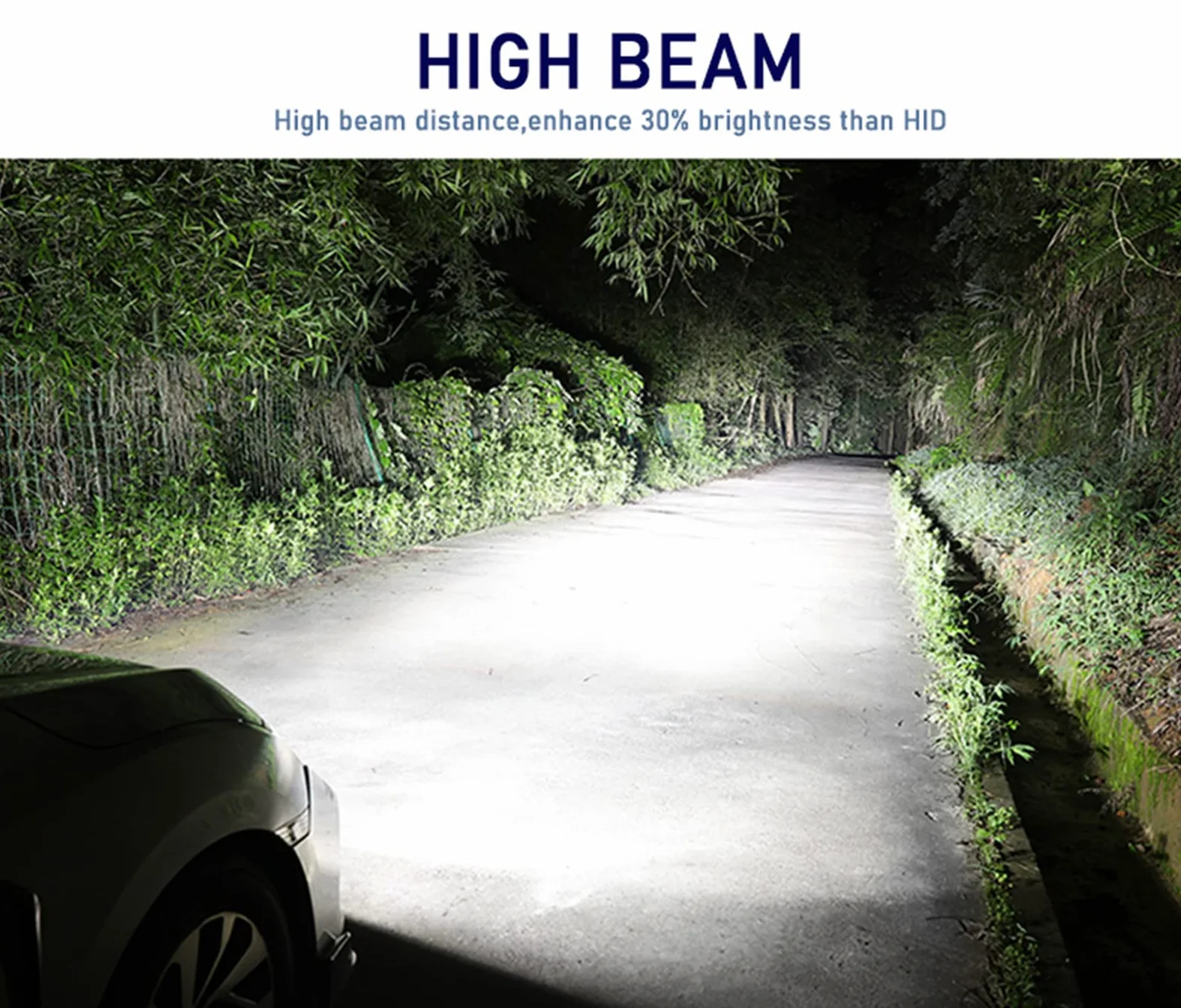 Bombillas LED Para Faros Delanteros, 20000 Lúmenes, 400% Más Brillantes, Kit De Conversión De Faros LED, 6000 K, Blanco Frío, Repuesto Halógeno, Paquete De 2,H4