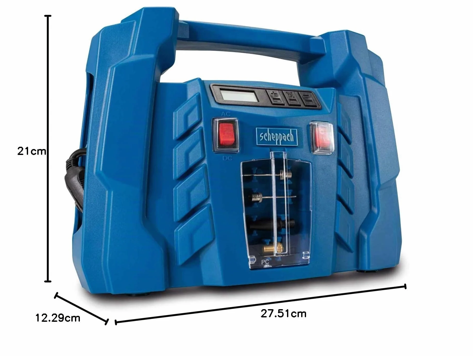 Compresor de Aire Scheppach Air Force 5 1500 W 12 V 220-240 V 8 Bar