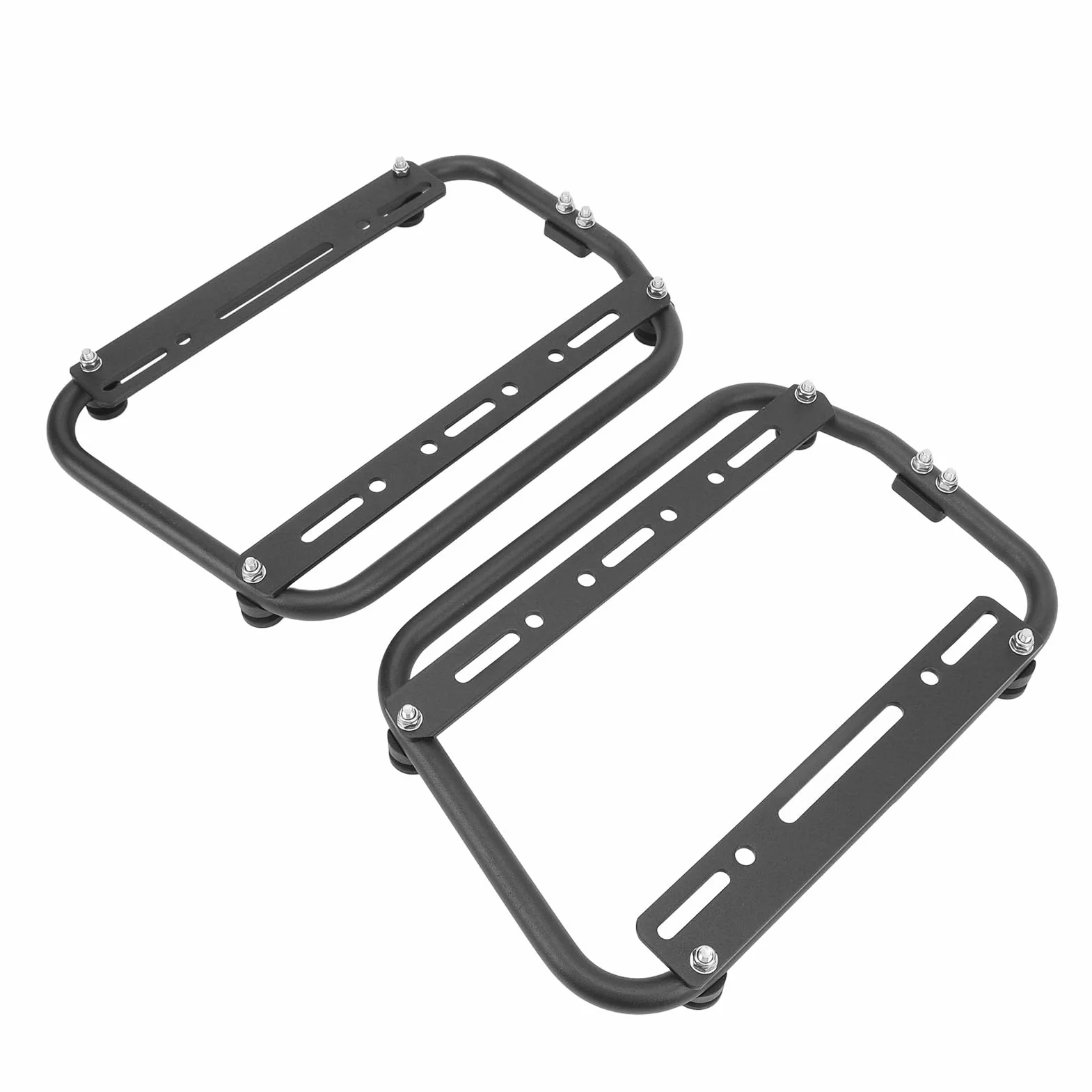 Soportes Laterales para Motocicleta, Barra de Soporte para alforjas de aleación de Aluminio con Alta Capacidad de Carga, Soportes universales de Transporte Lateral para alforjas