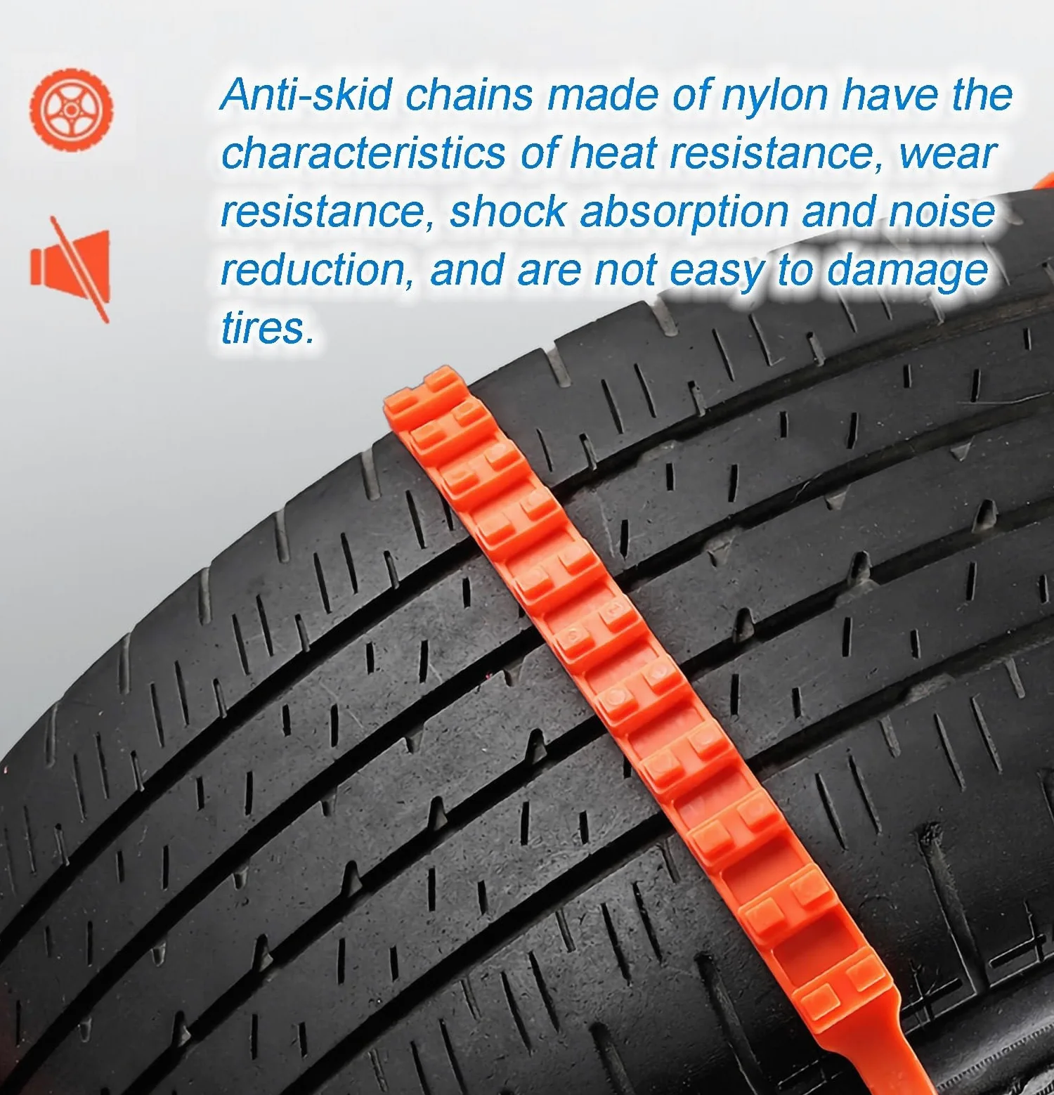 20 cadenas antinieve reutilizables for coche, cadenas for neumáticos de nieve, cadenas universales ajustables de emergencia portátiles for neumáticos de nieve for camionetas, cadenas de nieve for coch