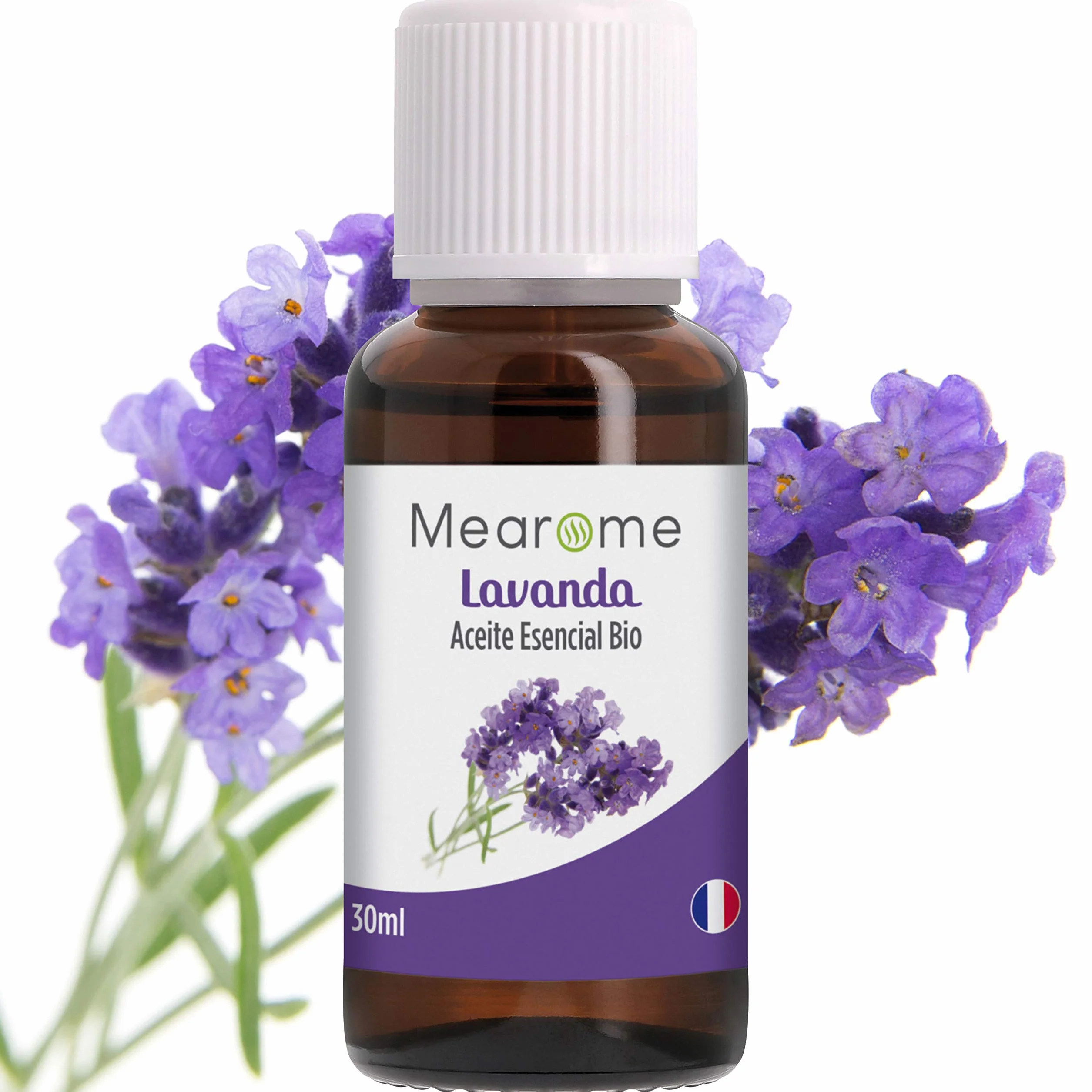 Nutrimea Aceite Esencial de Lavanda Verdadera BIO 30ml 100% Puro Natural Aromaterapia Masaje Difusor