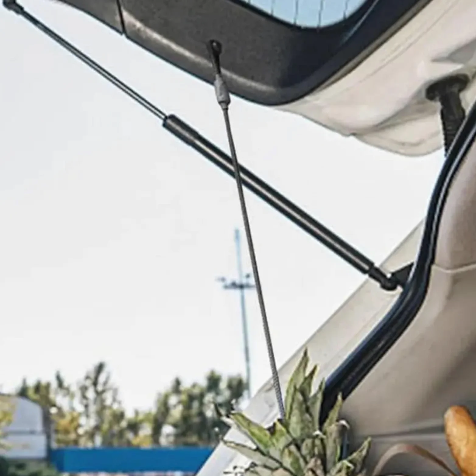 Trasera Maletero Cuerda Compatible con VW para Golf MK6 MK5, 2 Piezas, Cubierta De Cordón para Estantes Traseros, Cuerda para Colgar En El Maletero, Hebilla, Correa De Sujeción