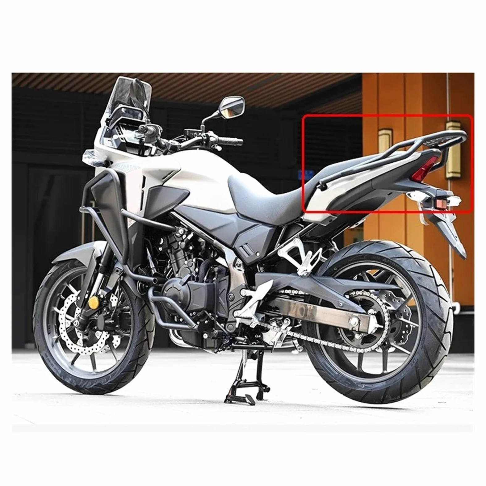 Portaequipajes Motocicleta Soporte para Portaequipajes Trasero De Motocicleta para NX400 NX500 2023-2024