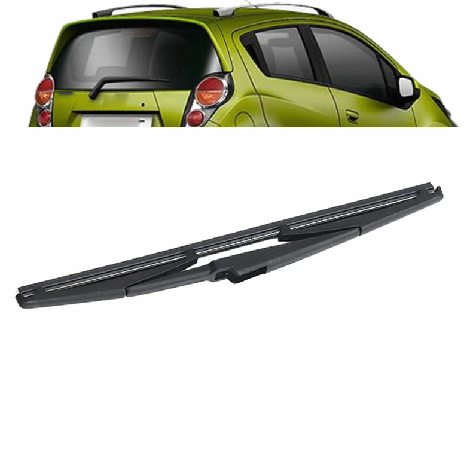 Escobilla limpiaparabrisas para Chevrolet Beat 2009-2018, escobillas limpiaparabrisas traseras de 12 "