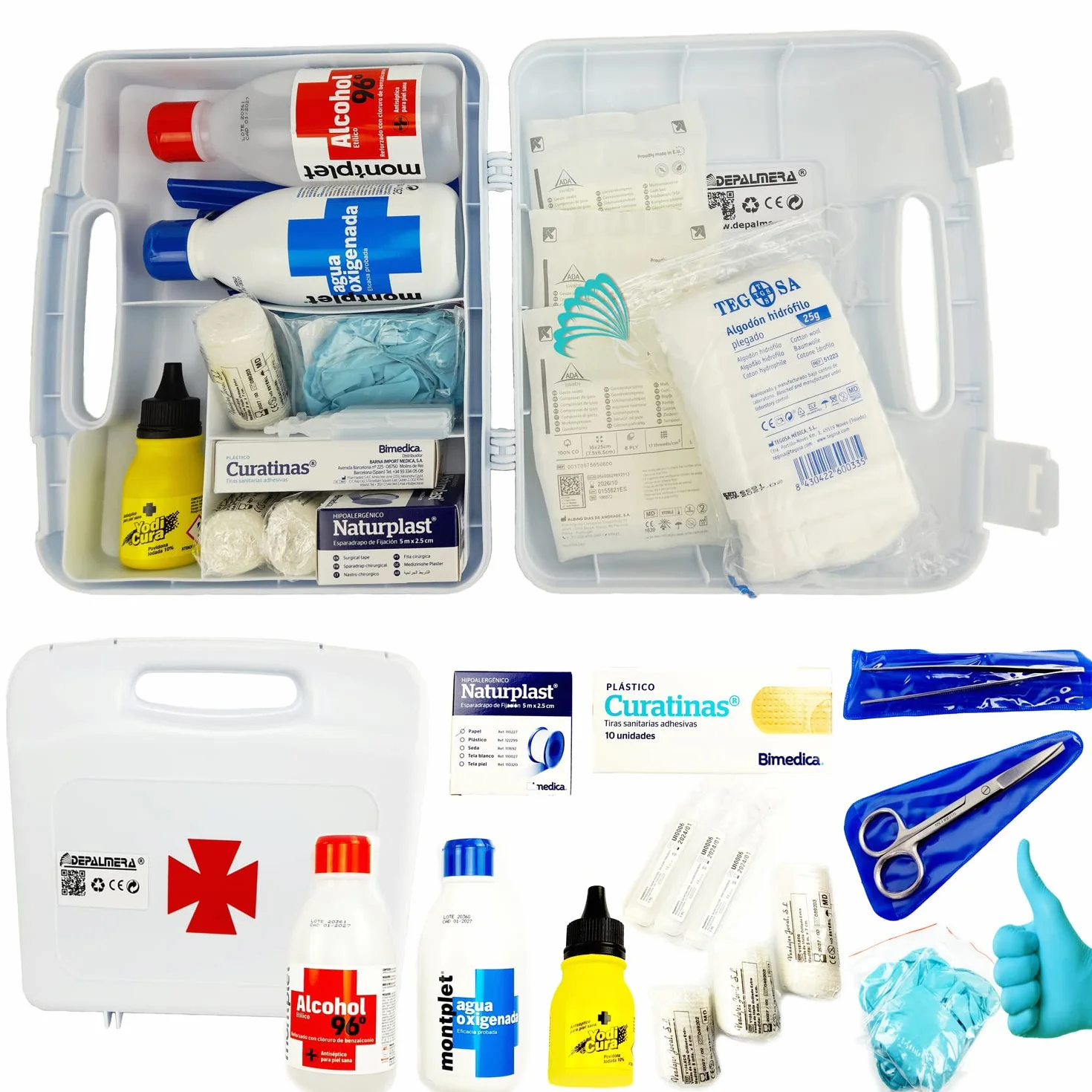 Pharma Botiquin Primeros Auxilios Homologado Completo Maletin Compacto Emergencia