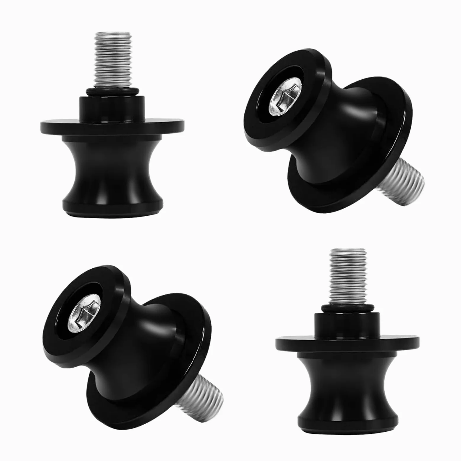 eupdd Diábolos Moto M8 8mm Caballetes Traseros Aluminio CNC Carretes Brazo Oscilante Soporte Trasero