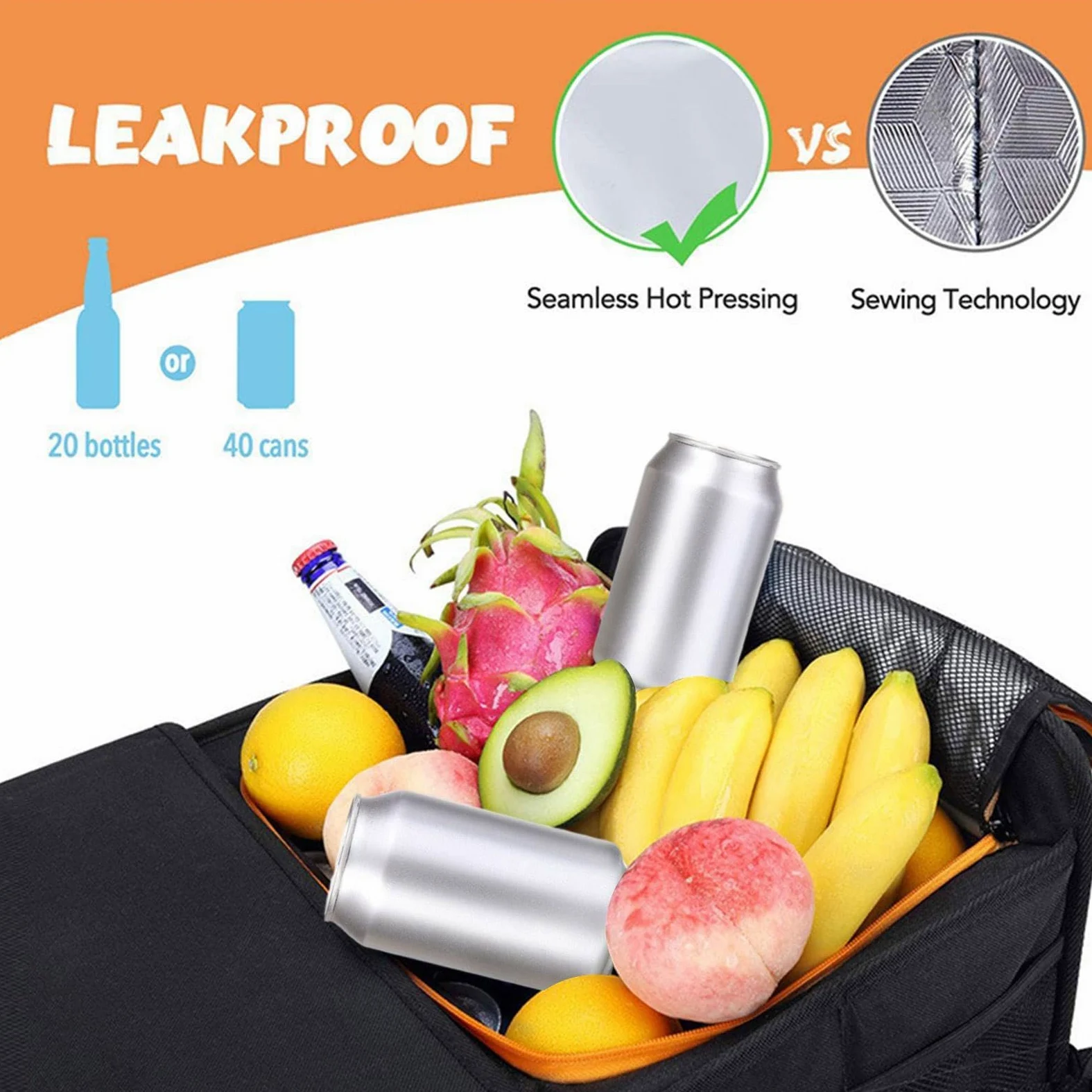 Organizador De Maletero Para Coche SUV Divisores Ajustables Impermeables | de Almacenamiento para Maletero Para Sedán, SUV, Camper, Camión, Camping y Viaje por