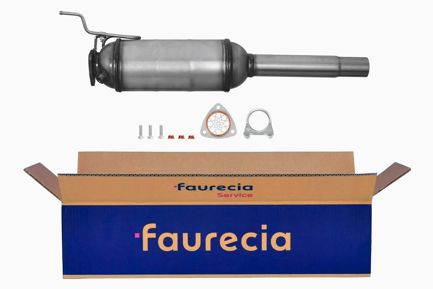 Faurecia FS25174F - Filtro hollín/partículas, sistema escape