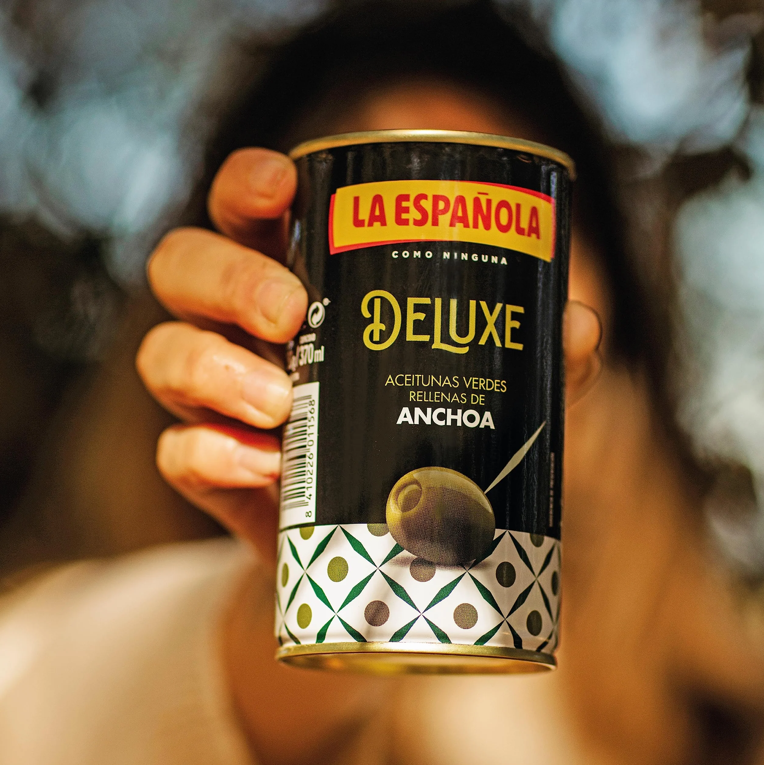 Aceitunas Rellenas de Anchoa Deluxe 150gr Pack 12 uds.