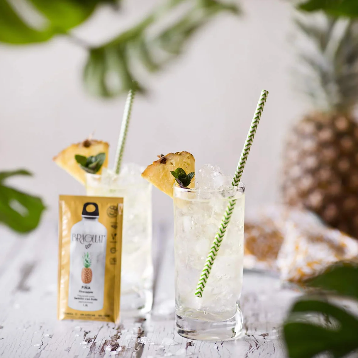 Bragulat Zumo Piña Instantáneo en Polvo Concentrado de Frutas, 15 Sobres