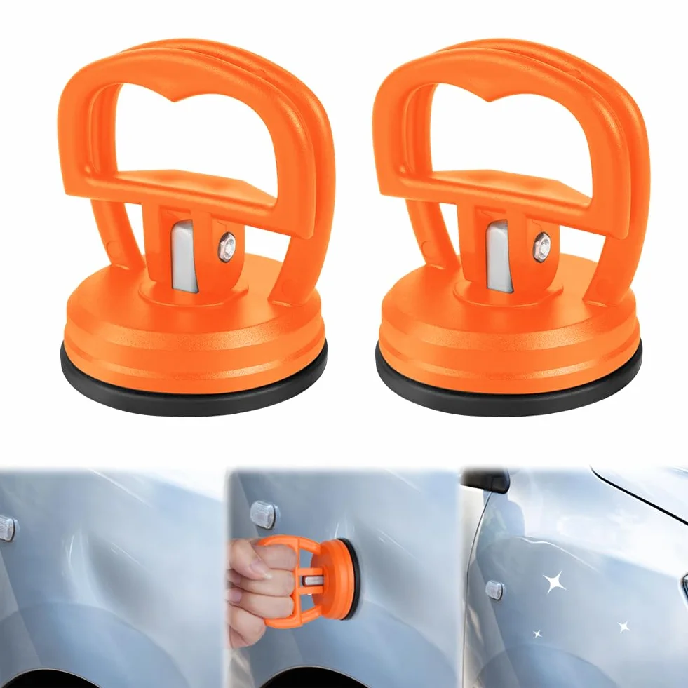 flintronic Ventosa para Reparador Arañazos Abolladuras Coche, 2 Piezas Ventosa para Coche Abolladuras, para ReparacióN de Abolladuras de Coche, Vidrio, Teléfonos Móviles, Azulejos