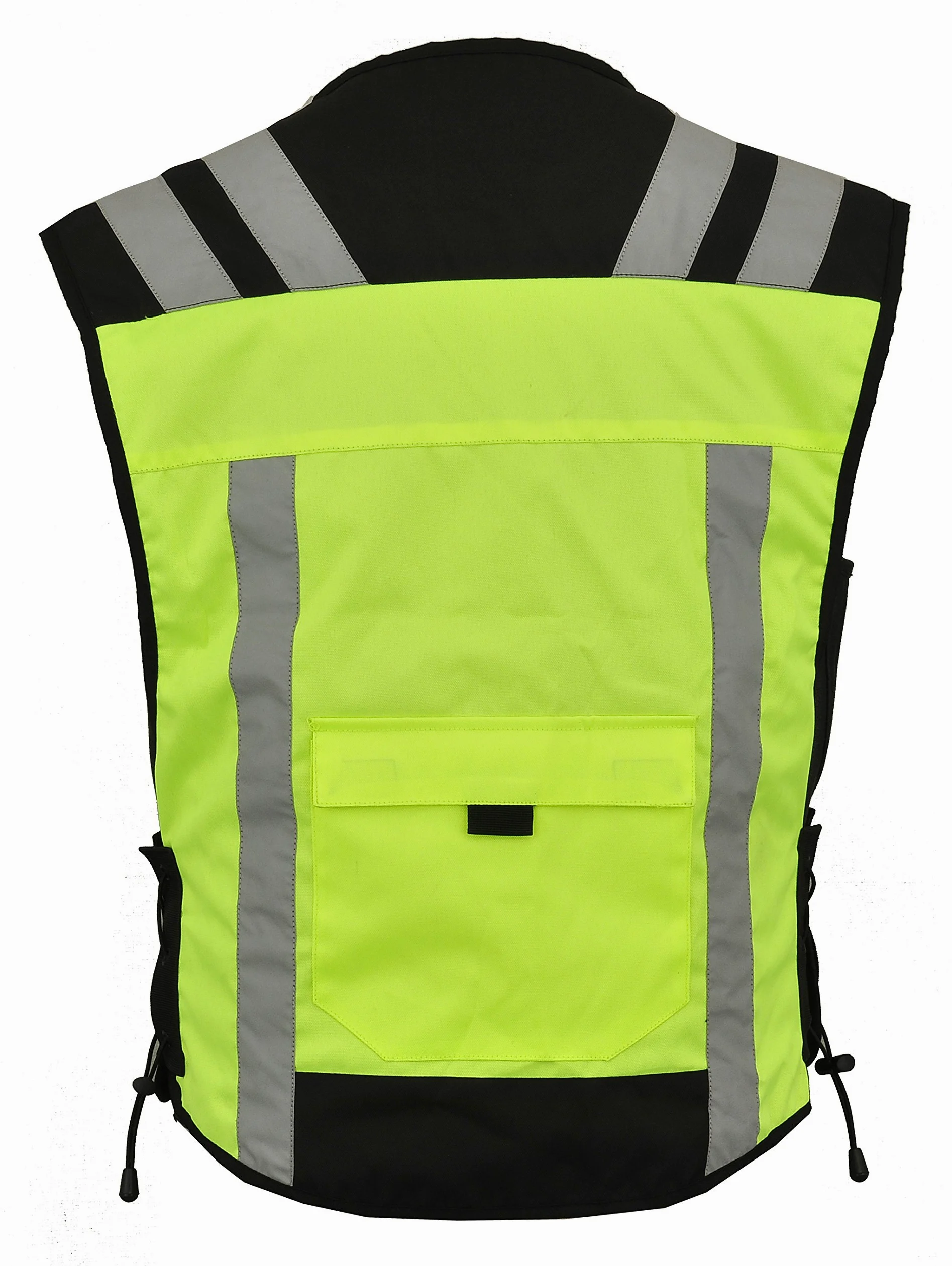 HI Sichtbarkeit Chaleco reflectante Moto Ciclismo Seguridad industrial Viste Emergencia Hi viz Waiscost Ajustes laterales