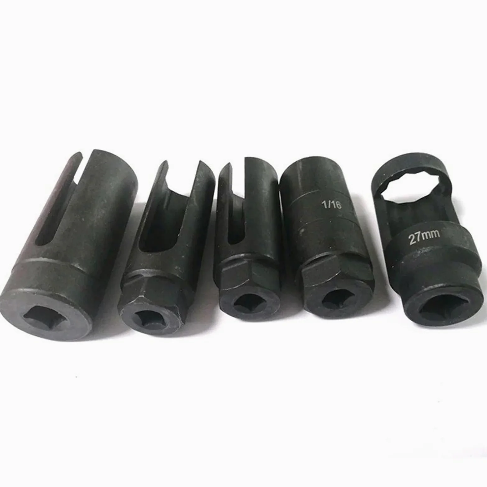 Juego De Llaves Vaso Con Sensor Acero CR-V 7 Piezas Accionamiento 1/2 Y 3/8" Manguito Oxígeno O2 Sensor Oxígeno Lambda