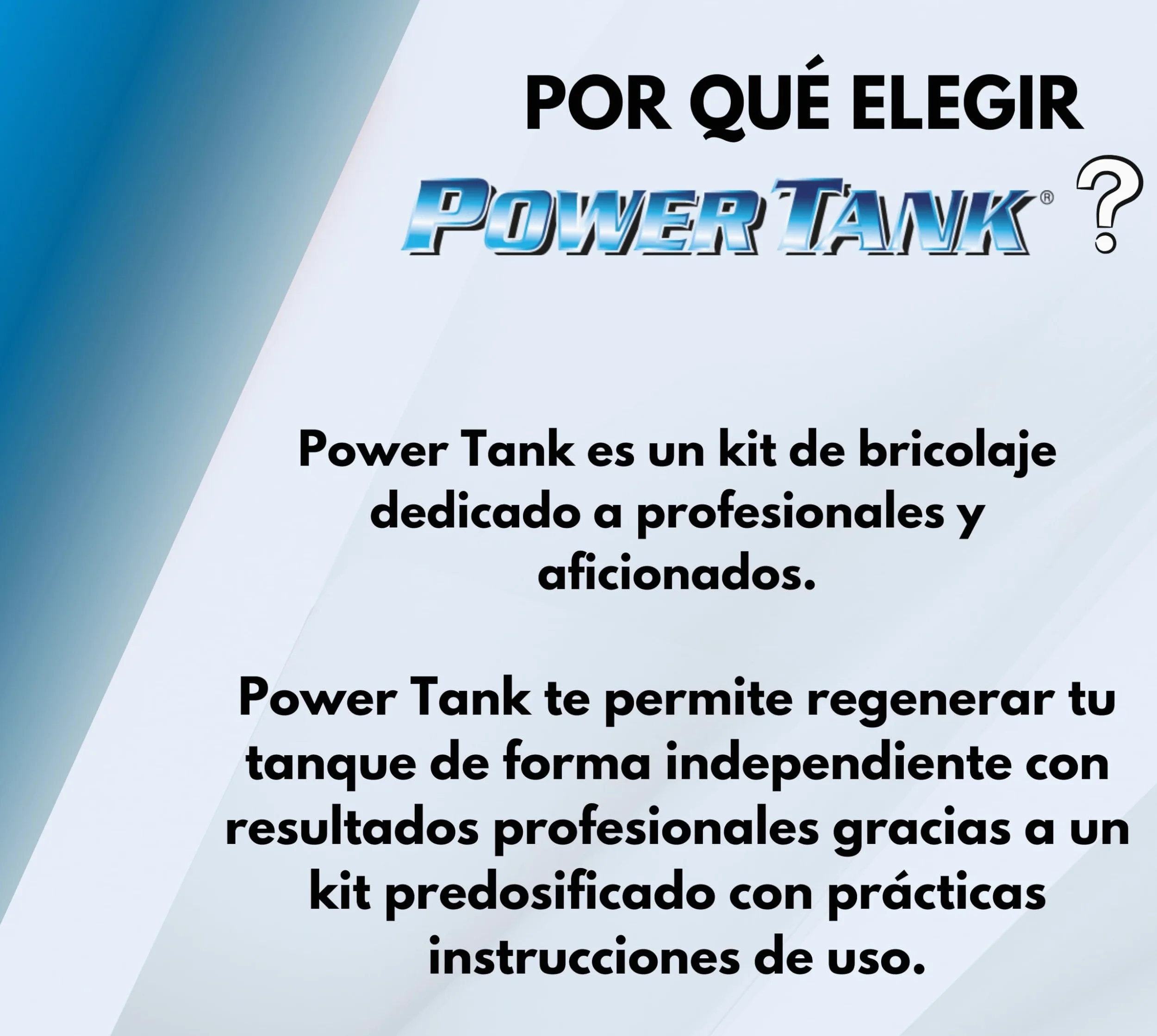POWER TANK Blanco Cerámico - Tratamiento para tanques deposito coche (50/55 LT) Kit grande 1,3 kg elimina óxido repara protege interior oxidado de tanques gasolina diésel de motos con antioxidante.