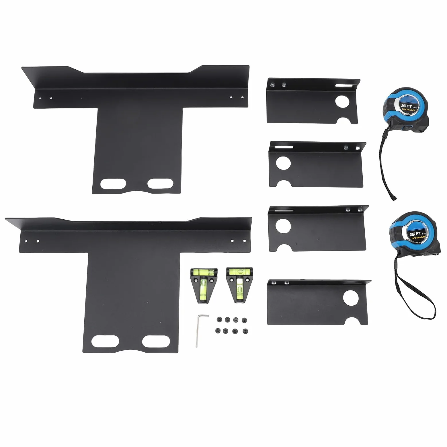 Placa de Herramientas de Alineación de Puntera de Acero Resistente con Ranuras Seguras Anticaídas para Tareas de Medición y Alineación Precisas para Sedanes, Camiones y SUV