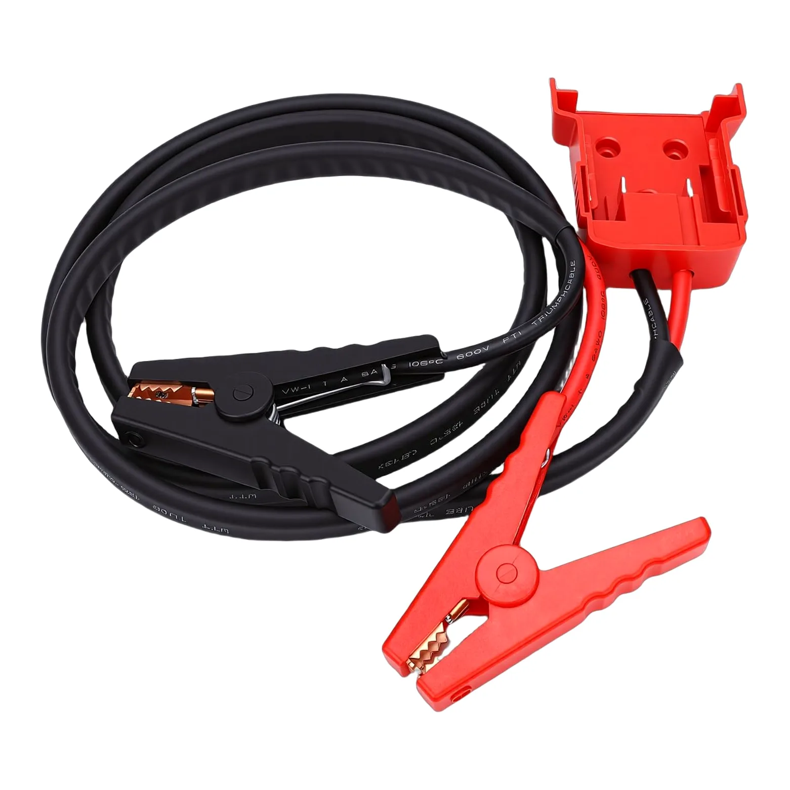 Cable de Arranque de Batería de 18 V a Prueba de Altas Temperaturas para Arranques Rápidos, Apto para Baterías M18, Camiones Ligeros, SUV, 1 Cable de Arranque (5.9FT)