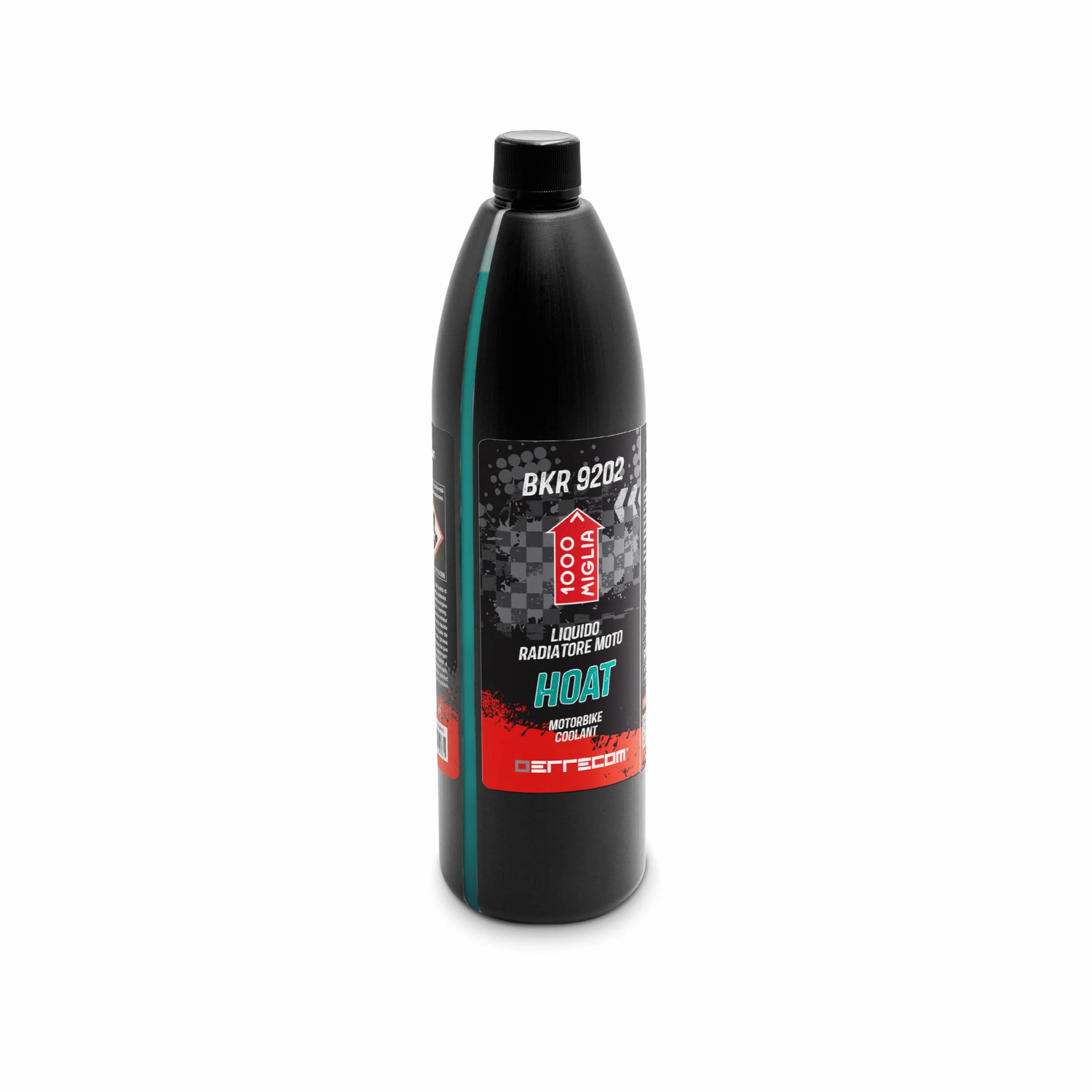 ERRECOM 1000 Miglia BKR 9202 Líquido Radiador de Moto HOAT -38 °C/+125 °C, anticongelante Listo para Usar Hybrid Oat, 1 litro – Azul