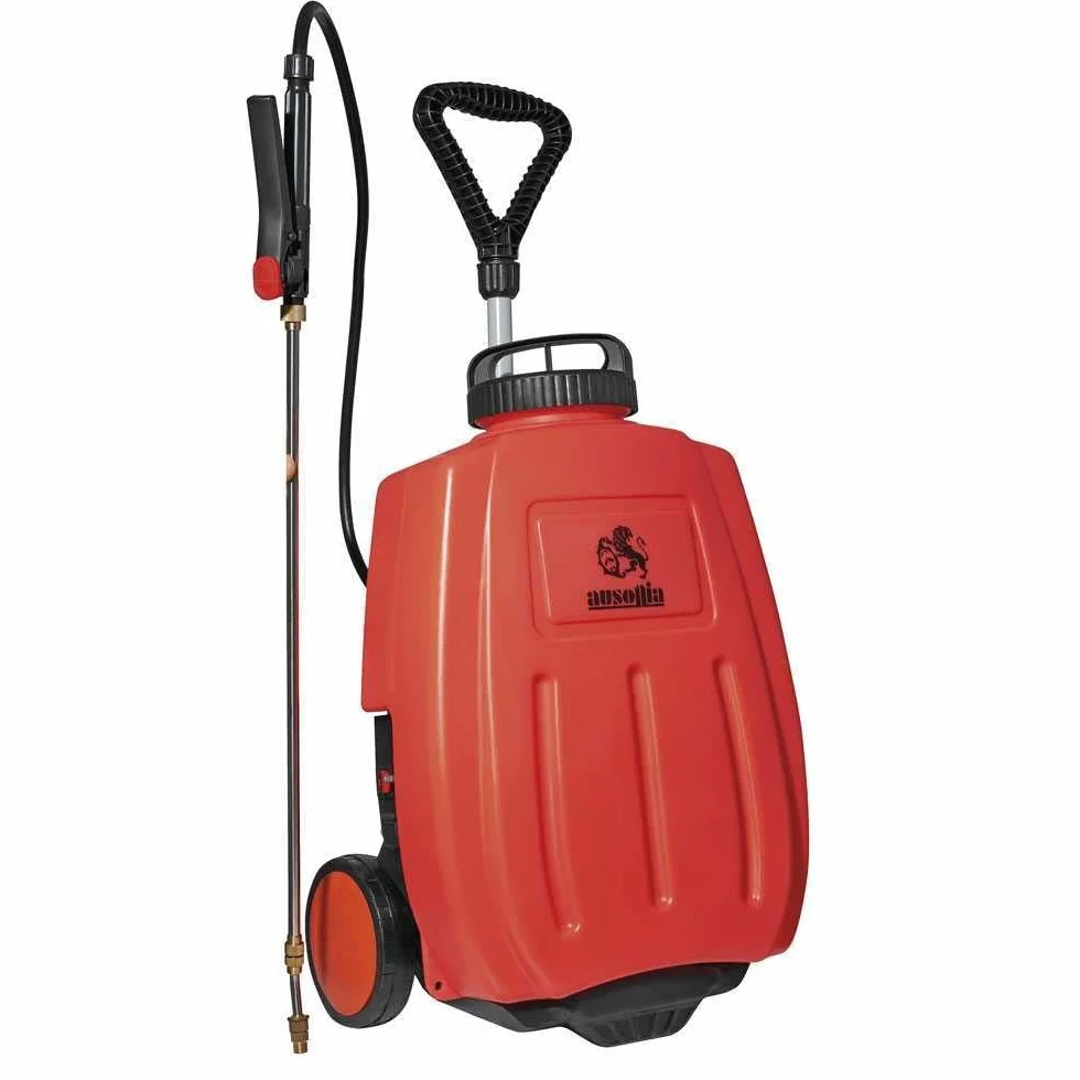AUSONIA - 38016 Bomba ELÉCTRICA DE Mochila con Ruedas DE 16 litros
