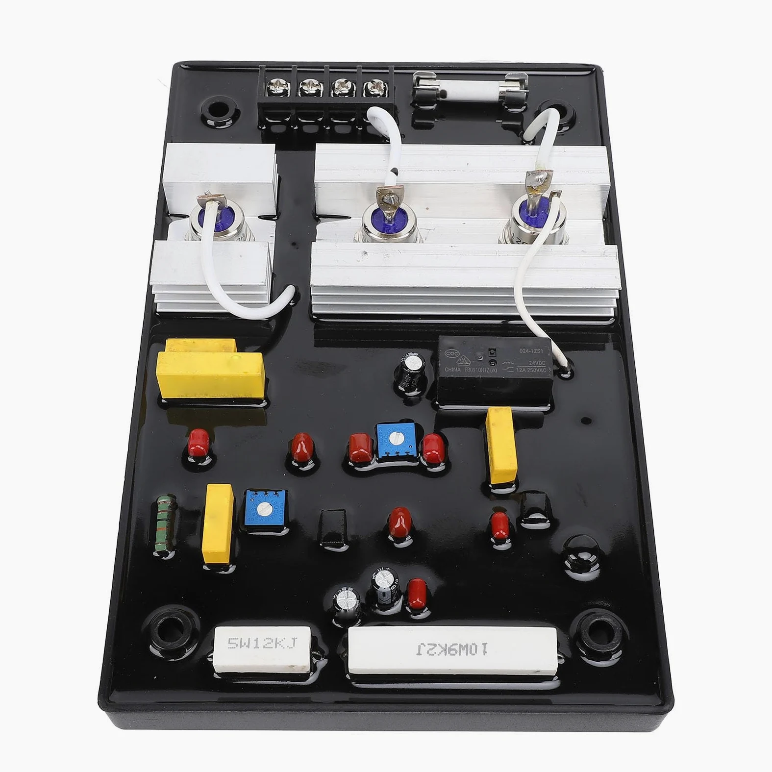 Regulador de Voltaje del Generador, Estabilizador de Voltaje Automático con Resistencia de Alta Precisión y Excelente Condensador para Protección de Sistemas de Energía y Equipos Eléctricos