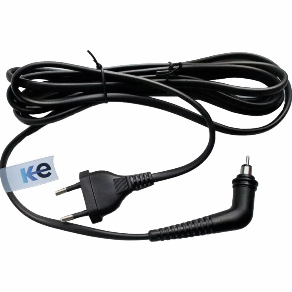 Anakel Home Cable de Alimentación Compatible con GHD 4.0B 4.2B 5.0B MK4.2 MK5, Giratorio, Negro, 1,50m